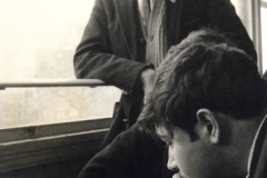 052 Barry Hurndall, Sam Fendrich Chess in Prefect’s room 1965